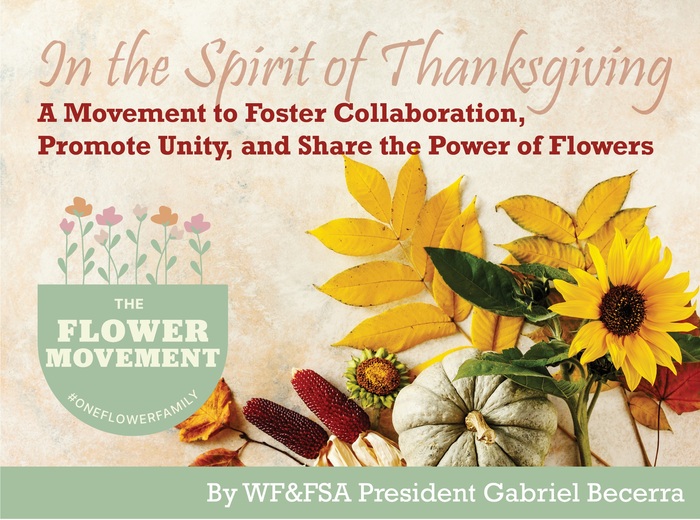 In the Spirit of Thanksgiving: A Movement to Share the Power of Flowers
